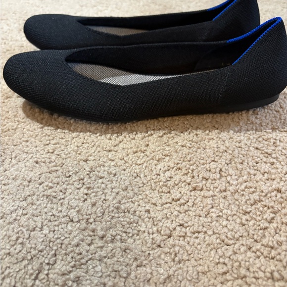 Rothy’s Ballet Flat Knit Slip On Black Size 7.5 - Picture 5 of 6